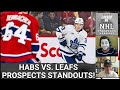 HABS vs. LEAFS PROSPECT SHOWDOWN | Scouts' Notebook