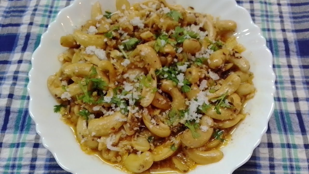 #खास १०० व्या विडियो  चा खास पदार्थ# Olya kajuchi Usal#