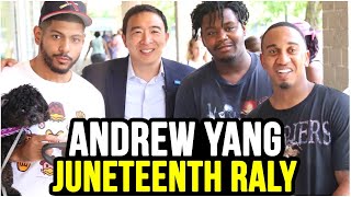 LIVE: Andrew Yang Attends Juneteenth Rally in Manhattan | June 19th 2021