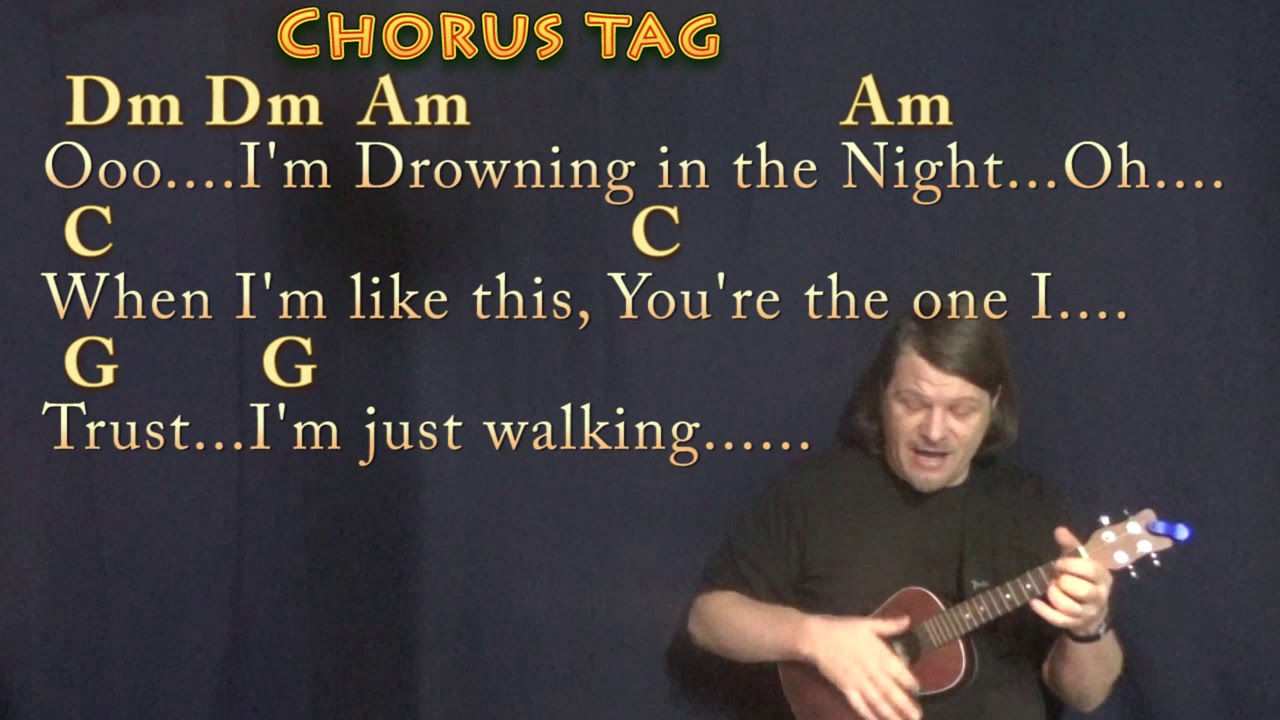 Blinding Lights The Weeknd Ukulele Cover Lesson In Am With Chords Lyrics Youtube
