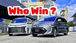 Estima 2.4 vs Voxy 2.0 : Which TOYOTA Minivan is Better?