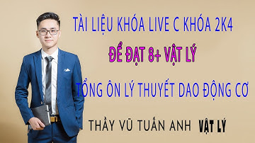 Tổng Ôn Lý Thuyết Dao Động Cơ| Luyện thi Vật Lý - thầy Vũ Tuấn Anh