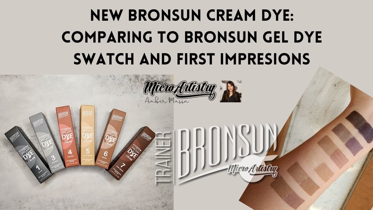 New Bronsun Cream Dye! Swatch and first Impression!