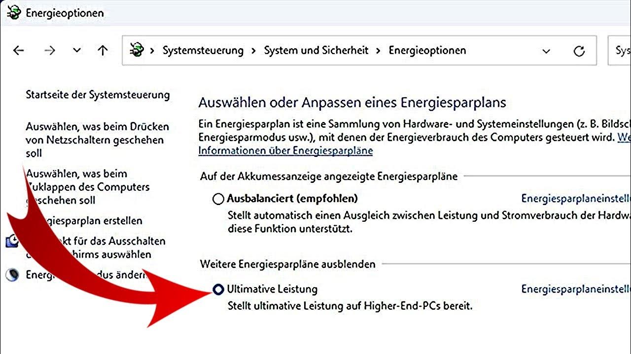 ULTIMATIVE LEISTUNG BEI WINDOWS 10/11 AKTIVIEREN (EINFACHE ERKLÄRUNG) YouTube