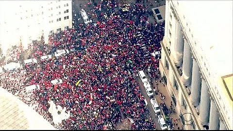 Chicago teachers stage strike over lack of funding