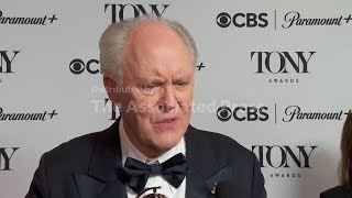 John Lithgow, Shoshana Bean, Cinco Paul talk backstage at the Tony Awards