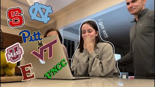 my 2023 college reaction video...