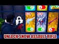 HOW TO Unlock NEW SNOW ASSAULT RIFLE IN 1V1 WITH EVERYGUN AND RIDES -Hivecr8