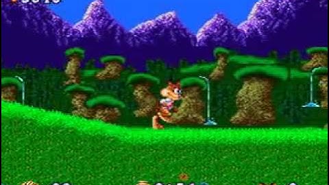 Bubsy in Claws Encounters of the Furred Kind - (SNES-Super Nintendo Entertainment System)