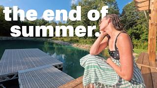enjoying the last week of summer... gone wrong 🧚🏼🌸🌩️