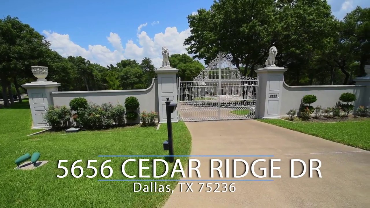 5656 Cedar Ridge Dr Dallas Tx 75236 Youtube