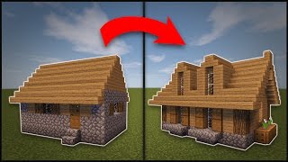 Minecraft: How To Remodel A Village Large House @Rizzial