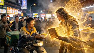 Poor man feeds a beggar, gains divine eyes that see all value, and rises in the antique world.#drama