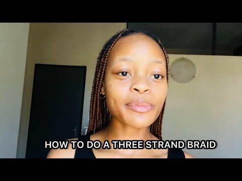 how to do a three strand braid | beginner friendly | - YouTube