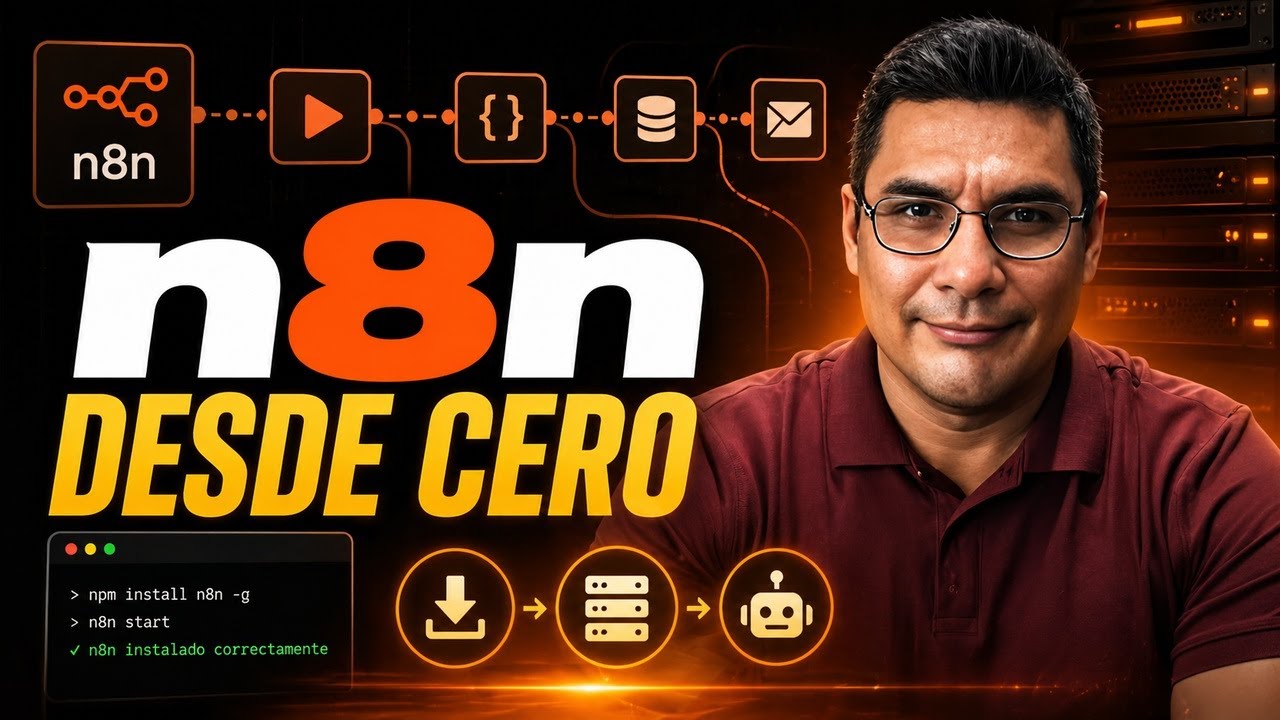 n8n desde cero: instalacion paso a paso - YouTube