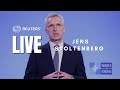 LIVE: NATO Secretary General Stoltenberg holds a news conference
