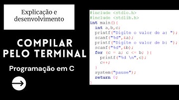 Como compilar código em C pelo terminal do Windows? [GCC]