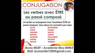 DELF  DALF - Conjugaison -  les verbes avec être au passé composé - Cours + exercices