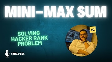 Solving Mini-Max Sum on HackerRank using C#