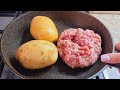 Hackfleisch mit Kartoffeln Rezept, perfekte Kombination zum Abendessen #458