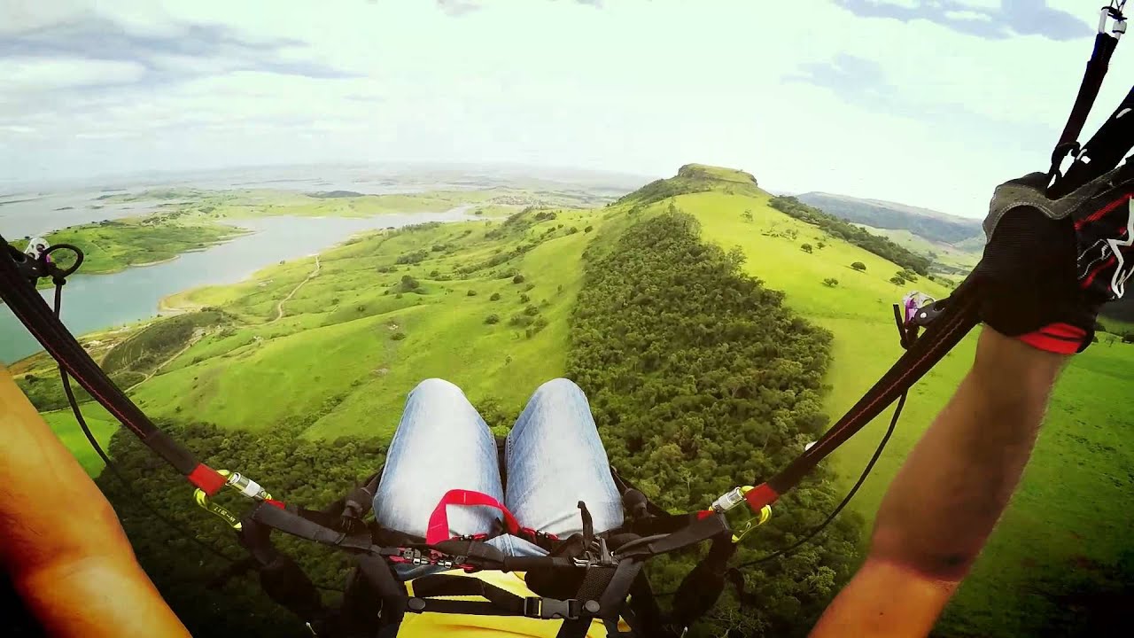 Voo de Parapente ao Pico do Gavião - Ribeirão Claro/PR.