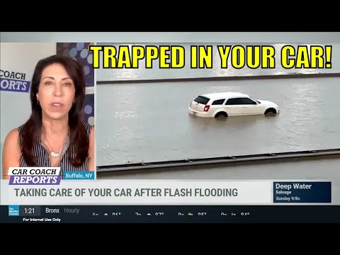 FLASH FLOODING - How to Escape From Car TRAPPED in Flood Waters