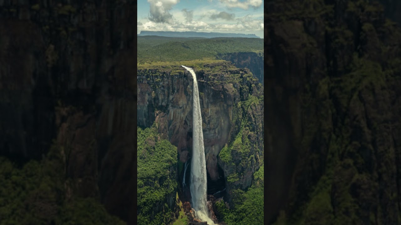Самый высокий водопад на Земле: почти километр вниз