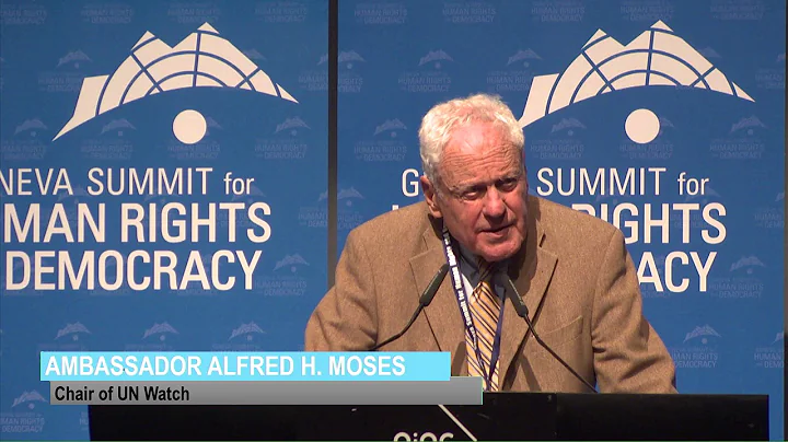 Ambassador Alfred H Moses at Geneva Summit 2017