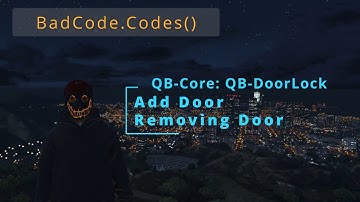 How to QB Core - QB-DoorLock