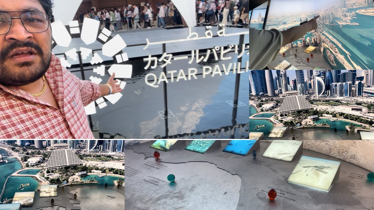 Qatar 🇶🇦 Pavilion in Osaka 🇯🇵 Japan!! 🇮🇳 