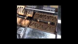 heart waffle Machine by yumi K 4,743 views 10 years ago 3 minutes, 33 seconds