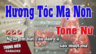 Karaoke Hương Tóc Mạ Non  Thiếu giọng nam  Karaoke Beat chuẩn   YouTube