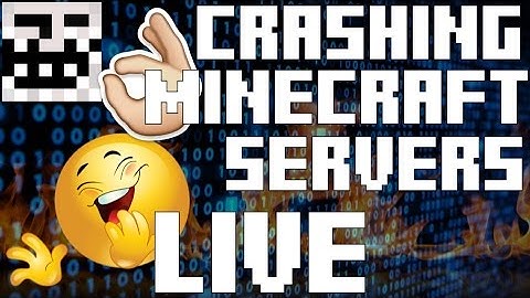 CRASHING MINECRAFT SERVERS LIVE (400% MORE CRASHES)