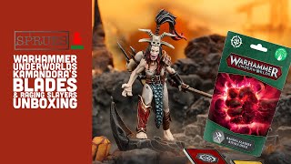 Kamandora’s Blades & Raging Slayers Rivals Deck Unboxing | Warhammer Underworlds