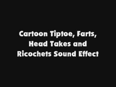 Cartoon Tiptoe Farts Head Takes And Ricochets SFX 
