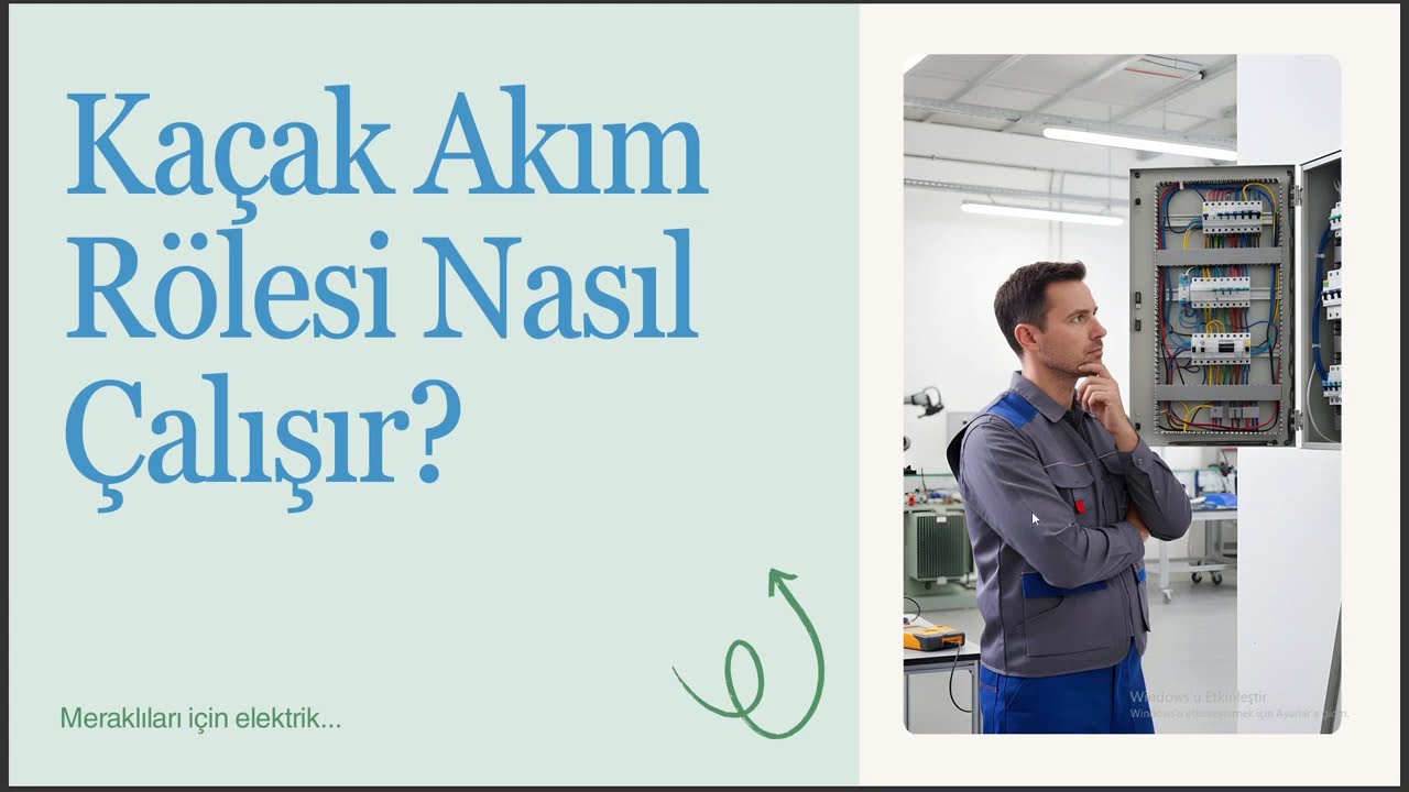 Kaçak Akım Rölesi Nasıl Çalışır? - Hayat Kurtaran Basit Bir Sistem