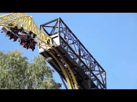 408 Roller coaster moving upside down