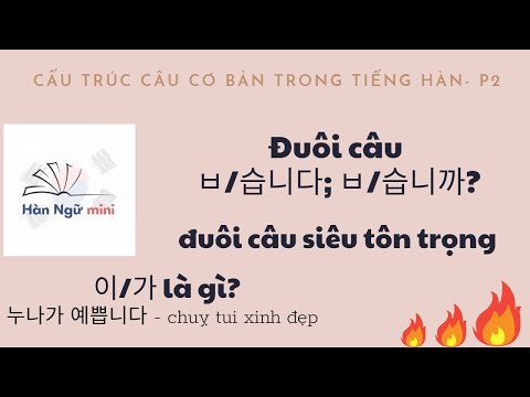 Video Bài 8 - Đuôi câu trong tiếng Hàn - 습니다 - đuôi câu siêu... - youtube