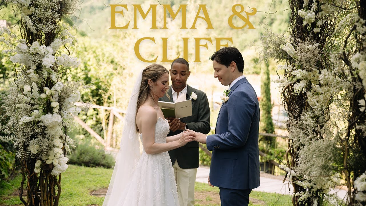 A Summer Wedding in their own italian villa