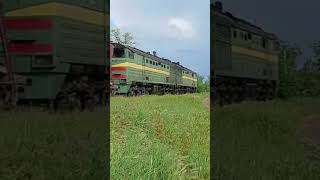 2ТЭ10м 2603 едет с депо в итулию #train #2603 #спотер #актив #2тэ10м