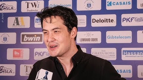 Round 6 Gibraltar Chess post-game interview with David Howell