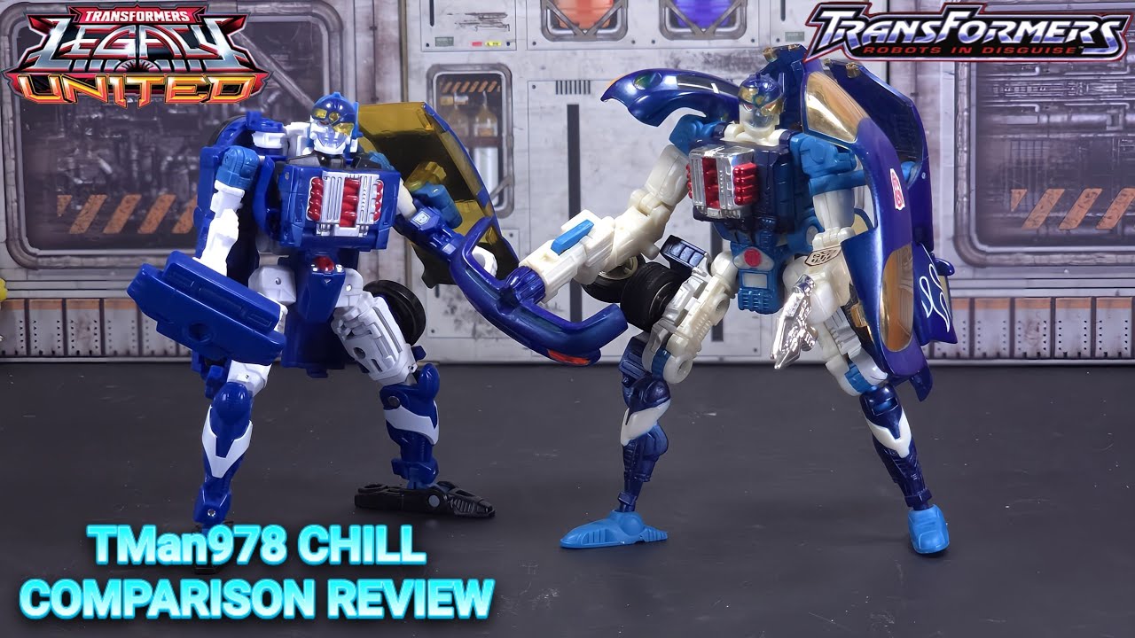 Transformers Robots in Disguise 2001 Sideburn CHILL COMPARISON