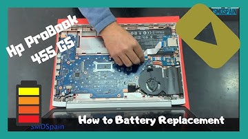 How to Battery Replacement HP ProBook 455 G5  Disassembly