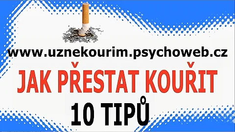 Jak reaguje tělo, když přestanete kouřit?