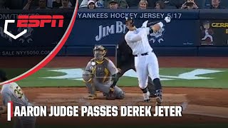 Aaron Judge PASSES Derek Jeter with his 261st career home run | ESPN MLB