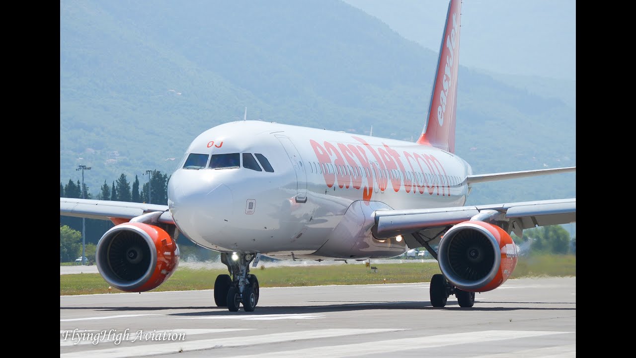 12+ Minutes of Plane Spotting at Tivat Airport - Close-Ups and Overhead Takeoffs