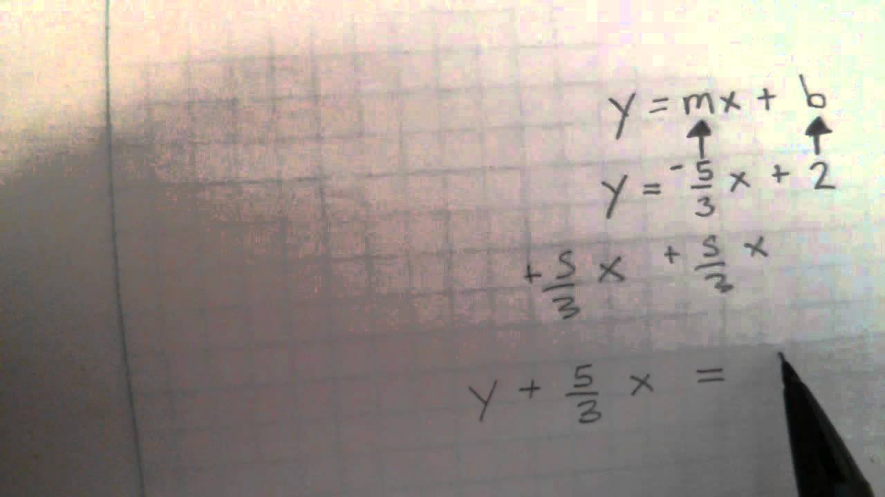 Math 070 Example Question Math 070 Chapter 5.2 Homework Question standard form - YouTube