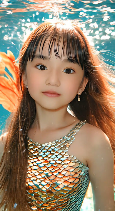 Emma Transforms into a Mermaid Looking for a Prince on Horseback, How Beautiful is She?