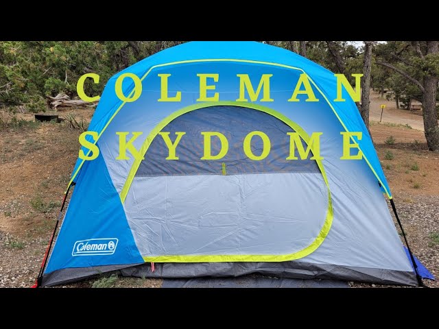 Coleman 4-Person Skydome Camping Tent with LED Lighting