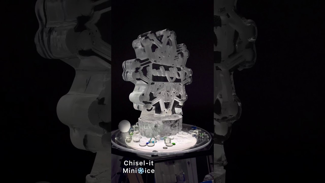 Chisel-it  Ice Snowflake ❄️ Sculpture